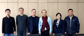 客籍院士张楚汉晤客联，寄语客青智库聚智兴乡