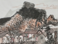 《高桥村居》雁洋镇三乡高桥村写生