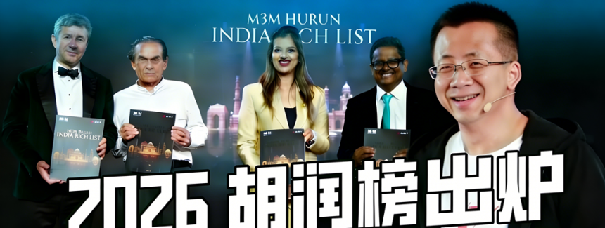 领跑科技实业新能源，56位客商霸榜2026胡润