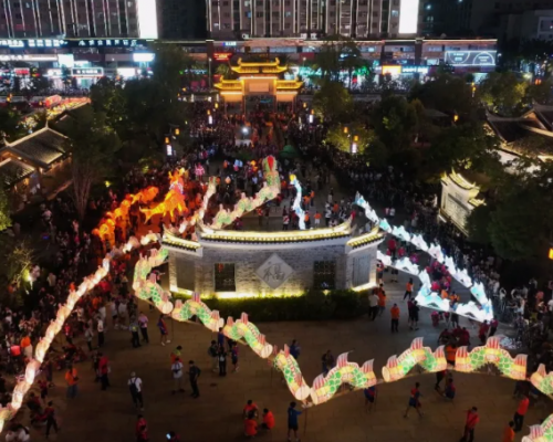 大龙牵两岸！连城非遗奇妙夜激活县域夜经济