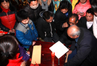 于都银坑甑笊舞，九屋场共舞的客家“划龙船”