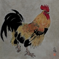 《锦鸡吉祥》——立秋吉祥