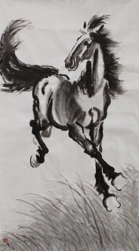 《腾空白马图》‌汐海给您拜年啦