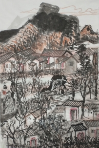 《高桥村居》雁洋镇三乡高桥村写生