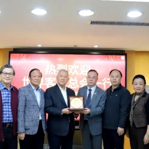 粤台客属社团热络互动 邱镜淳访粤拓新合作