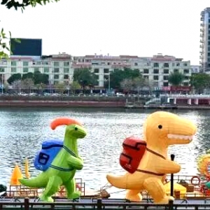 客家古邑焕新颜，河源四小龙IP激活恐龙经济