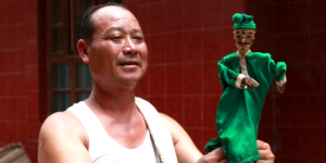 于都杖头木偶戏，省级非遗“蚊帐戏”的百年坚守