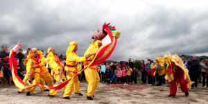 瑞狮引龙，狮跃龙腾的客家祥瑞之舞