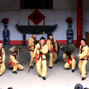 大余旁牌舞，戚家军战术的客家武舞活化石