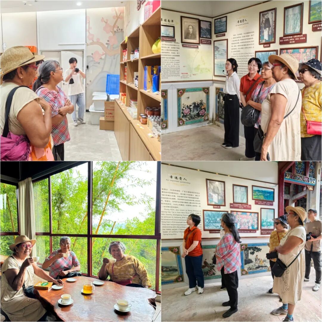 寻根团在松口古镇火船码头